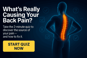 Discover back pain causes with quick quiz.